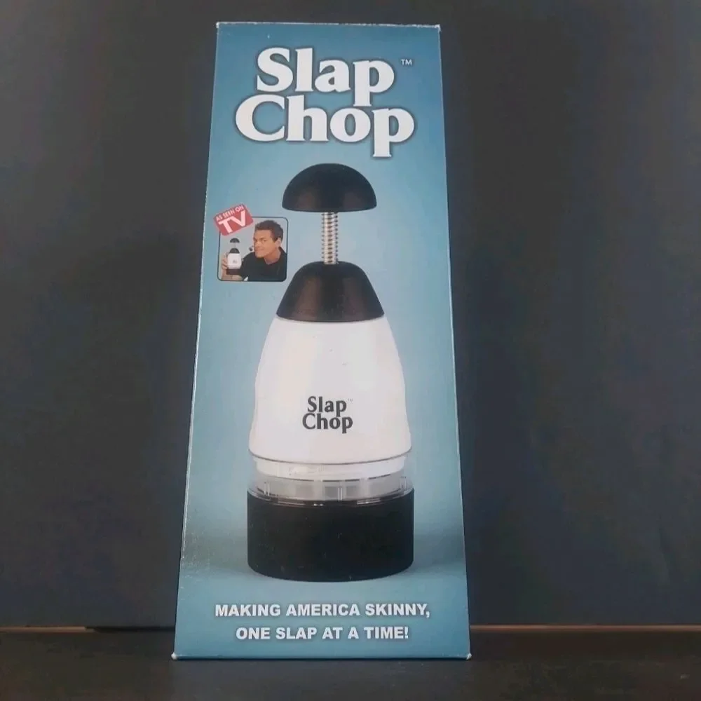 NIB Original Slap Chop Slicer Prep Chopper Stainless Steel Blade As Seen On TV